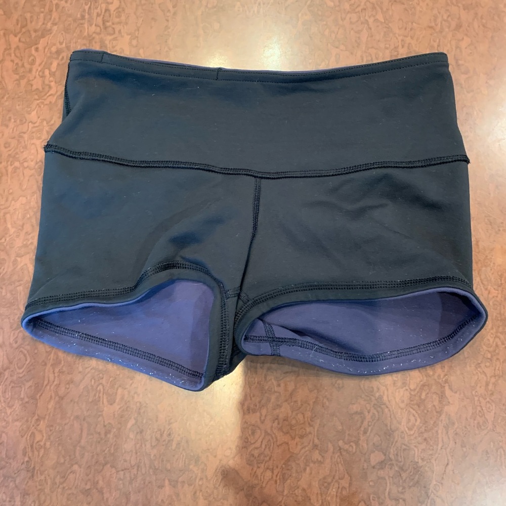 lululemon reversible spandex shorts